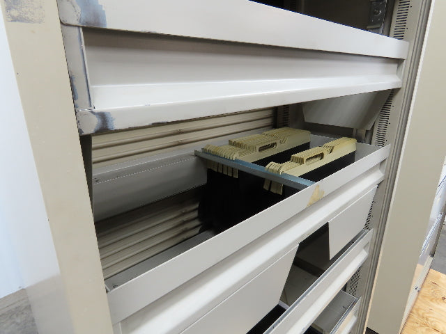 Wright Line Roll Up Door File Storage Cabinet Unit 36x18x83" Lot of 2