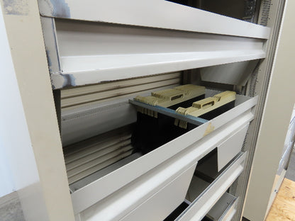 Wright Line Roll Up Door File Storage Cabinet Unit 36x18x83" Lot of 2