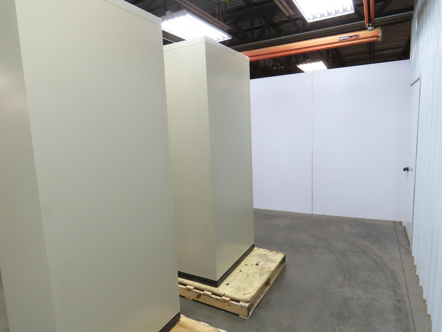 Wright Line Roll Up Door File Storage Cabinet Unit 36x18x83" Lot of 2