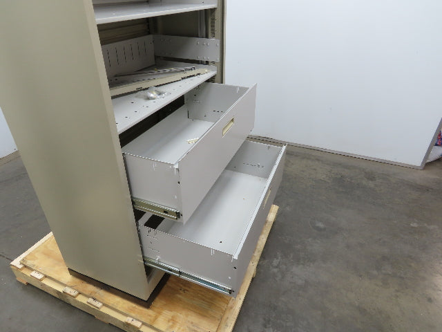 Wright Line Roll Up Door File Storage Cabinet Unit 36x18x83" Lot of 2