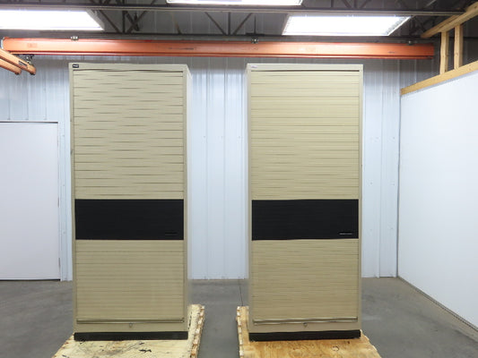 Wright Line Roll Up Door File Storage Cabinet Unit 36x18x83" Lot of 2