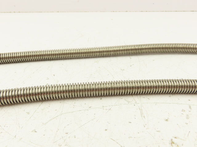 Bemoflex BMF1G0 Stainless Steel Corrugated Hose 10mm x 800mm W/O Braiding Lot of 2