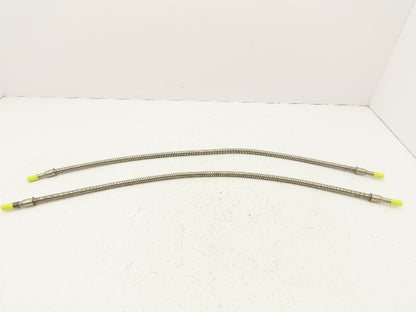 Bemoflex BMF1G0 Stainless Steel Corrugated Hose 10mm x 800mm W/O Braiding Lot of 2