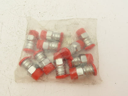 EJN 414 1257 Quick Disconnect Valved Fluid Coupler 3/4" Male Thread Lot of 10