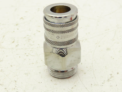 EJN 414 1257 Quick Disconnect Valved Fluid Coupler 3/4" Male Thread Lot of 6