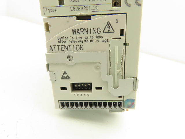 Lenze E82EV251_2C AC Drive Frequency Inverter VFD .25kW/.34Hp 230V 3PH