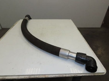 Transair 2.5"x 60" Flexible Air Hose Aluminum Pipe Fitting 90° Swivel Elbow DN63