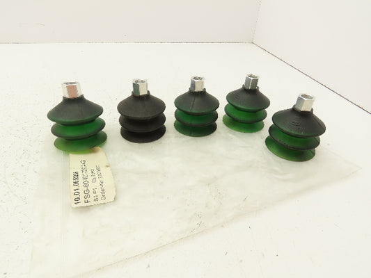 Schmalz FSG-60-VU1-72-G1/4-IG Vacuum Suction Cup 1/4" 62.5mm