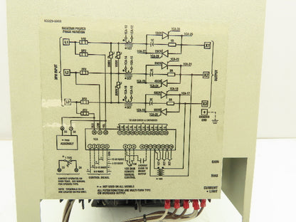 Spang FC765-B-210A10 Power Control Unit 83kVA 480V 100A 3Ph