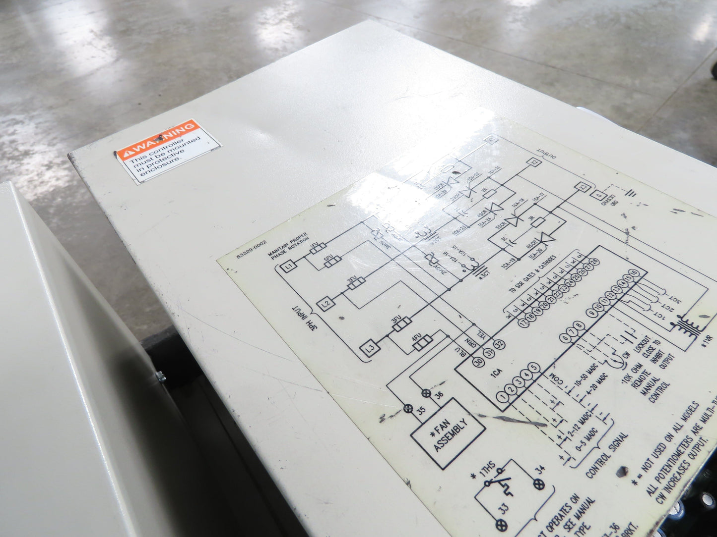 Spang FC765-B-2101A10 Power Control Unit 83kVA 480V 100A 3Ph