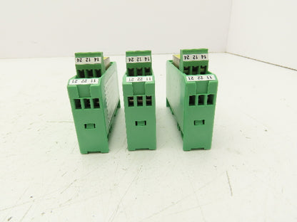 Phoenix Contact PSR-SCF-24UC/URM/2X21 Coupling Relay 24V 250VAC 5A Lot of 3