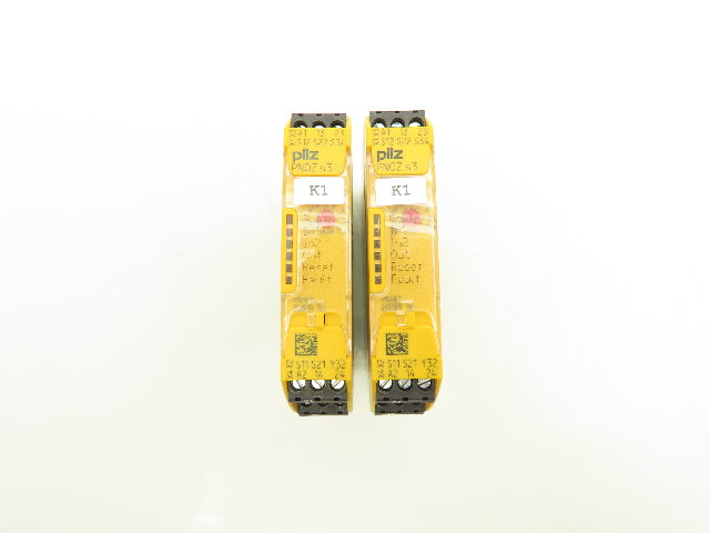 PILZ PNOZ 750103 S3 Safety Relay 24 VDC 2N/O Switchgear Lot of 2