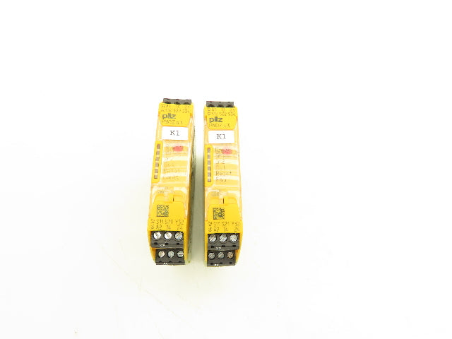 PILZ PNOZ 750103 S3 Safety Relay 24 VDC 2N/O Switchgear Lot of 2