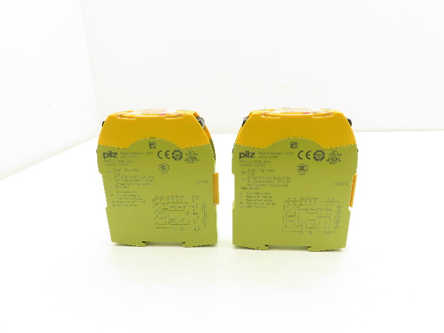 PILZ PNOZ 750103 S3 Safety Relay 24 VDC 2N/O Switchgear Lot of 2