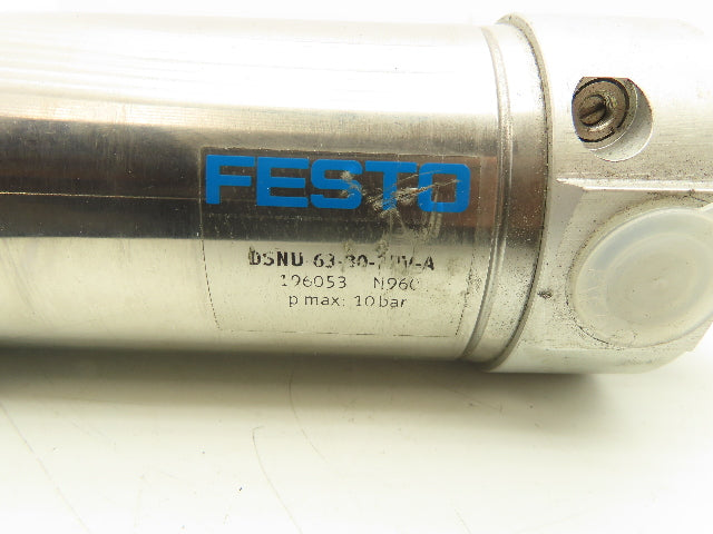 Festo DSNU-63-80-PPV-A Pneumatic Stainless Round Air Cylinder 63x80mm Stroke