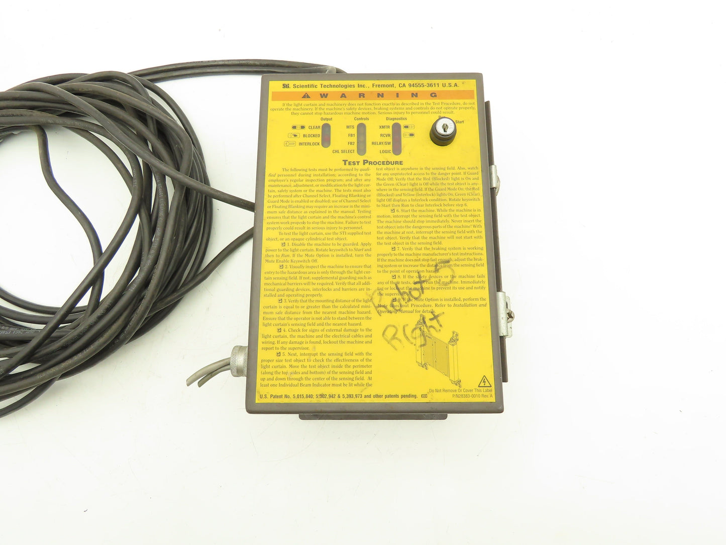 STI Scientific Technologies MS45D-2-AC Light Curtain Controller 115/230VAC