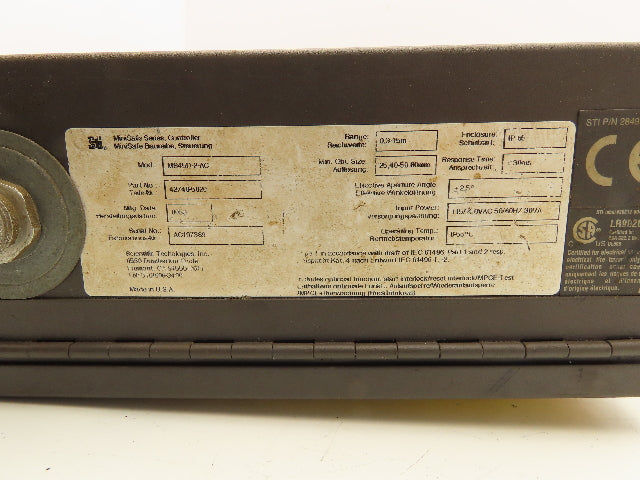 STI Scientific Technologies MS45D-2-AC Light Curtain Controller 115/230VAC