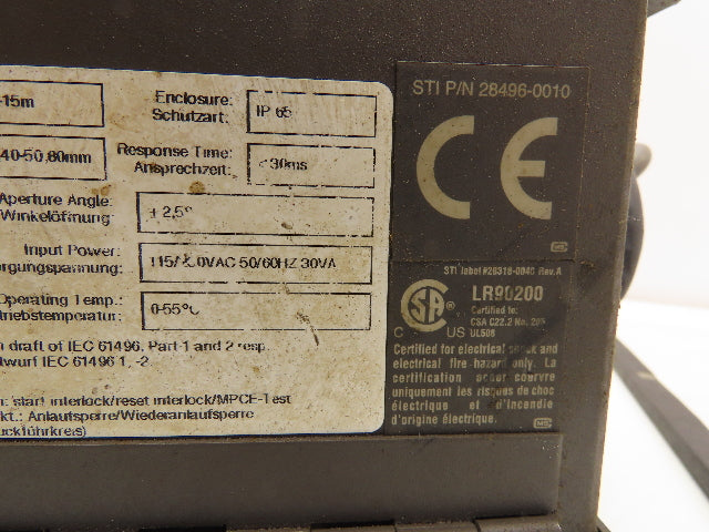STI Scientific Technologies MS45D-2-AC Light Curtain Controller 115/230VAC