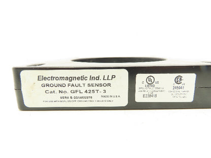 Electromagnetic Industries GFL 425T-3 Ground Fault Sensor 4.25" Window