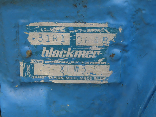Blackmer XLW3 3" Sliding Vane Pump Positive Displacement 5Hp 230/460V LH Inlet