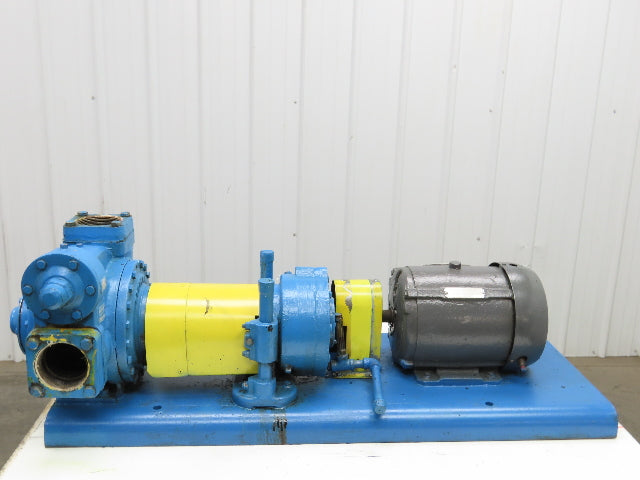 Blackmer XLW3 3" Sliding Vane Pump Positive Displacement 5Hp 230/460V LH Inlet