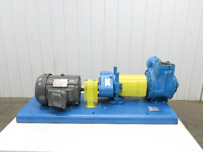 Blackmer XLW3 3" Sliding Vane Pump Positive Displacement 5Hp 230/460V LH Inlet