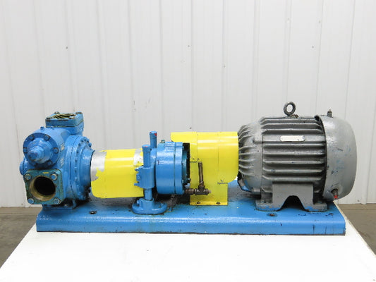 Blackmer XLW3E-N 3" Sliding Vane Pump Positive Displacement 7.5Hp 230/460V LH