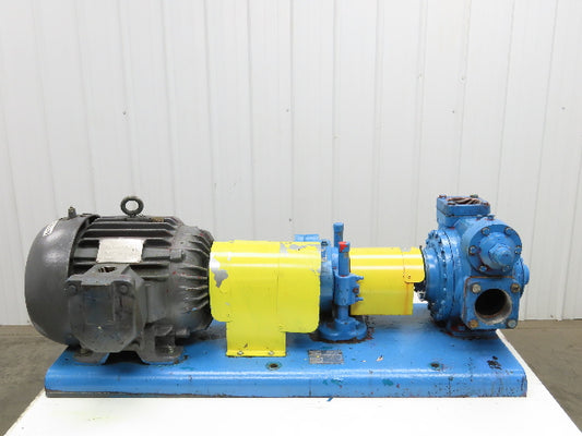 Blackmer XLW3F 3" Sliding Vane Pump Positive Displacement 7.5Hp 230/460V RH