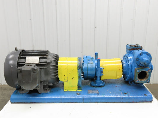 Blackmer XLW3F 3" Sliding Vane Pump Positive Displacement 7.5Hp 230/460V RH