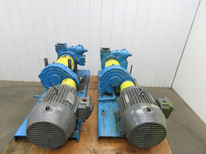 Blackmer XLW3F 3" Sliding Vane Pump Positive Displacement 10Hp 230/460V RH