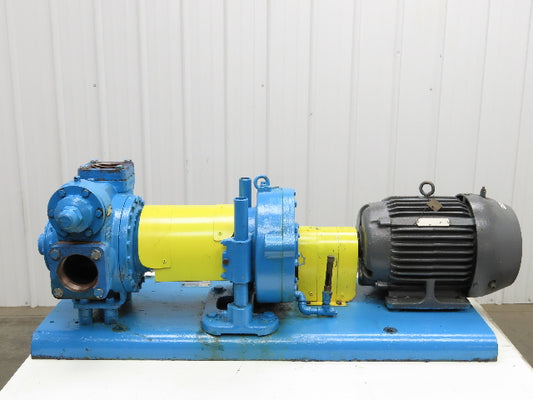 Blackmer XLW3F 3" Sliding Vane Pump Positive Displacement 10Hp 230/460V LH Inlet