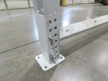 ConveyX Roller Conveyor Leg Support 39.5"W 16-20"H (Fits 42" Frame)  Lot of 2