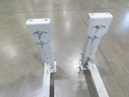 ConveyX Roller Conveyor Leg Support 39.5"W 16-20"H (Fits 42" Frame)  Lot of 2