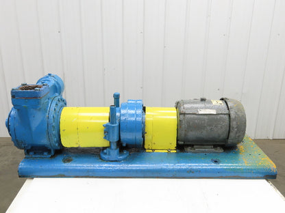 Blackmer XLW3F 3" Sliding Vane Pump Positive Displacement 5Hp 230/460V RH Inlet
