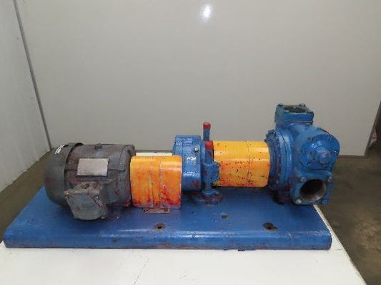 Blackmer XLW3B 3" Sliding Vane Pump Positive Displacement 3Hp 230/460V RH Inlet