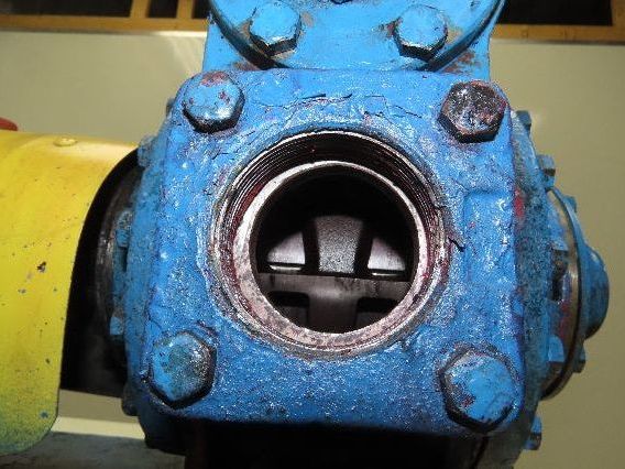 Blackmer XLW2F 2" Sliding Vane Pump Positive Displacement 5Hp 230/460V RH Inlet