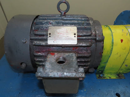 Blackmer XLW2F 2" Sliding Vane Pump Positive Displacement 5Hp 230/460V RH Inlet