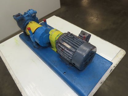 Blackmer XLW2F 2" Sliding Vane Pump Positive Displacement 5Hp 230/460V RH Inlet
