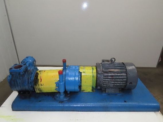 Blackmer XLW2F 2" Sliding Vane Pump Positive Displacement 5Hp 230/460V RH Inlet