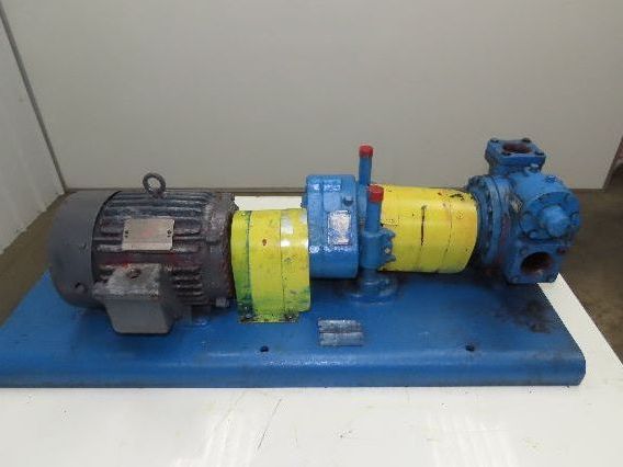 Blackmer XLW2F 2" Sliding Vane Pump Positive Displacement 5Hp 230/460V RH Inlet