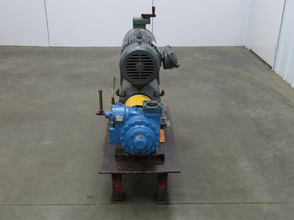 Blackmer XLW2F 2" Sliding Vane Pump Variable Speed Gearbox 3Hp 230/460V RH Inlet
