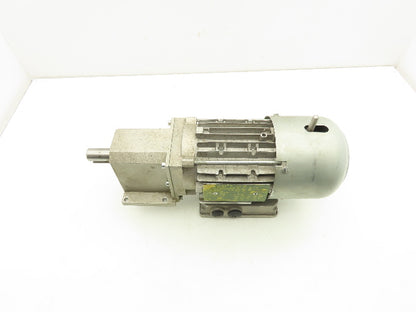 Lenze G50AH045MVBR2C Inline Gearmotor w/Brake 230/460V 3PH 14.8:1 Reducer 113rpm