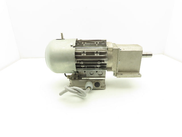 Lenze G50AH045MVBR2C Inline Gearmotor w/Brake 230/460V 3PH 14.8:1 Reducer 113rpm