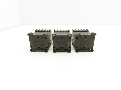 Siemens 3TF2810-0LB4 Contactor Sz 00 3-Pole 16A 1NO 600V 3PH 24VDC Coil Lot of 3