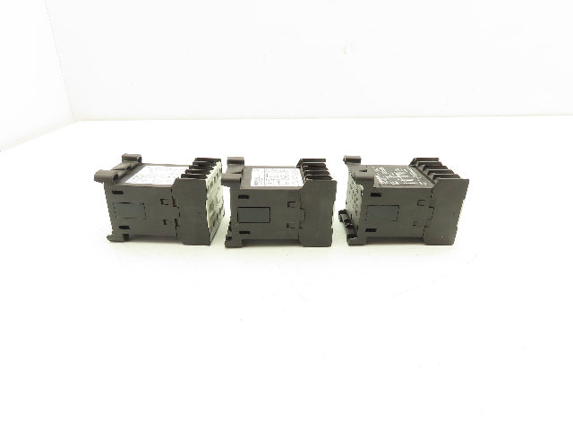 Siemens 3TF2810-0LB4 Contactor Sz 00 3-Pole 16A 1NO 600V 3PH 24VDC Coil Lot of 3