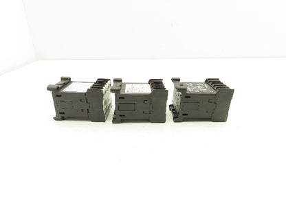 Siemens 3TF2810-0LB4 Contactor Sz 00 3-Pole 16A 1NO 600V 3PH 24VDC Coil Lot of 3