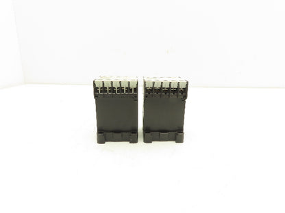 Siemens 3TF2801-0LB4 Contactor Sz 00 3-Pole 16A 1NC 600V 3PH 24VDC Coil Lot of 2
