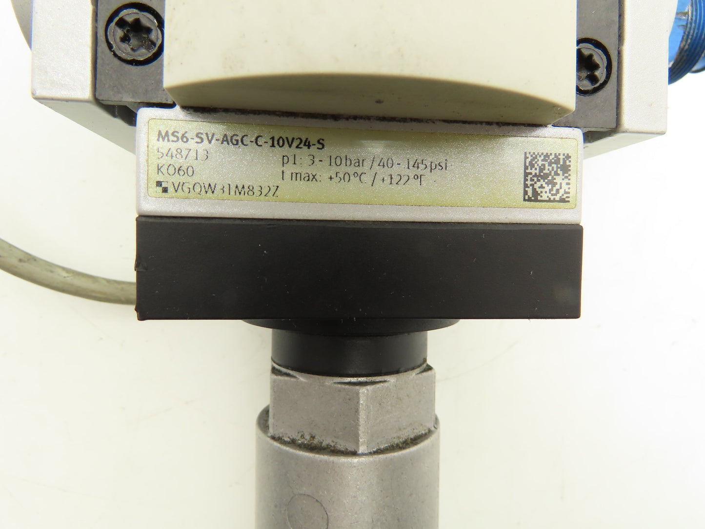 Festo MS6-SV-AGC-10V24-S Soft Start/Quick Exhaust Valve G3/8" 24VDC 145 PSI