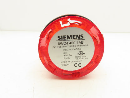 Siemens 8WD4408-0AA Signaling Column Stack Light Tower Red Amber Clear 70mm 230V