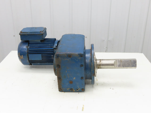 Sew Eurodrive FAF70DT100LS4 Gearmotor 3Hp 220V 3PH 69:1 25 RPM Parallel Shaft